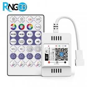کنترلر RGB LED آدرس پذیر و موزیکال MagicHome (WIFI+ریموتRF)