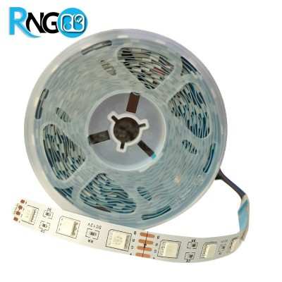 ال ای دی LED نواری RGB درشت 5050 60Pcs بدون روکش رول 5m