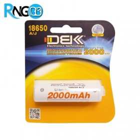 باتری لیتیوم یون 3.7v ظرفیت 2000mAh مارک DBK